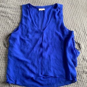 Royal Blue flowy top